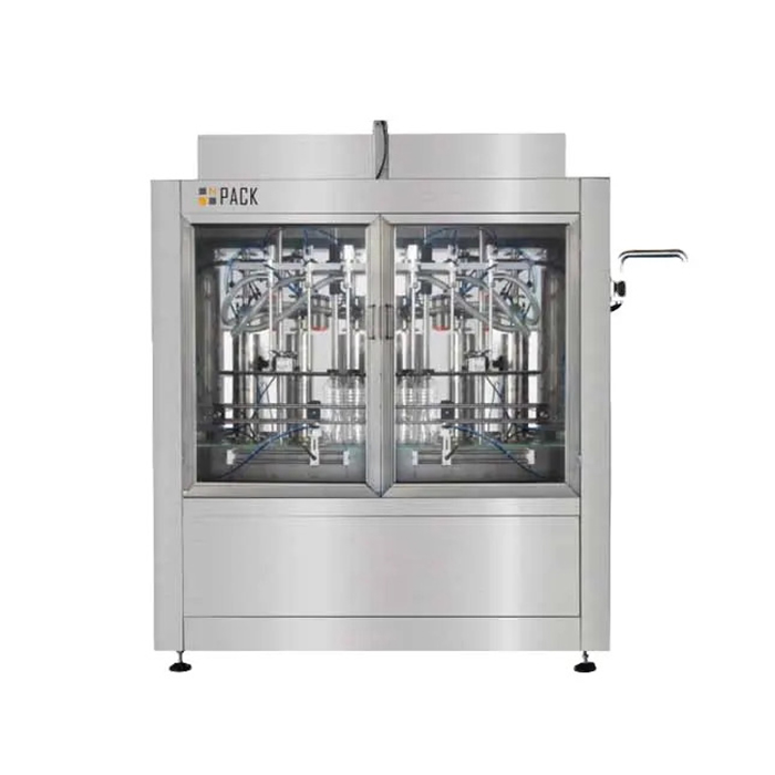 6 سر ماشین پرکننده مایع اتوماتیک برای روغن زیتون