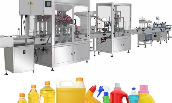 دستگاه پر کننده Gravity Bleach Bleach، خط تولید پر کننده Bleach