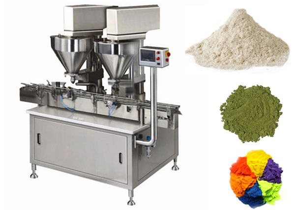 دستگاه پر کننده پودر 2 سر اتوماتیک